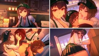 Barista Girls Serve More Than Coffee – Triple Creampie Service [Anna Anon]