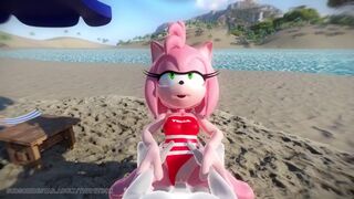 Amy in the beach