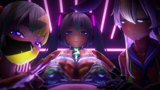 The Three Black and Sexy Stars