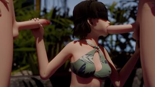 Makoto's in a Beachy Mood - Part 3 [SMango3D]