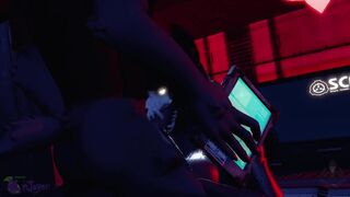 Evan conducting an experiment on Mal0 (Futa Alt)