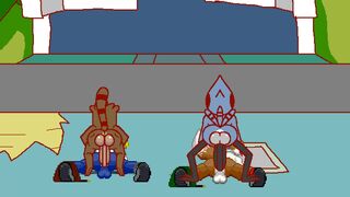 MUGEN#86: Mordecai & Rigby X Fox McCloud & Falco Lombardi