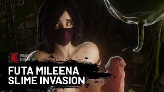 Futa Mileena X Slimes