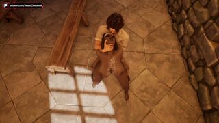 Nun Gets Facefucked and Filled in the Church
