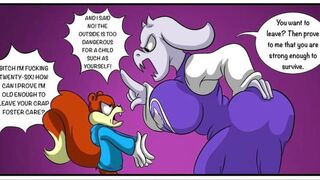 Conker big determination for toriel