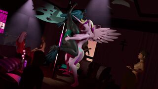Cadance teaches Chrysalis not to fuck her Husband during her Bachelorette Party