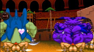 MUGEN Request#329: Hyper Gnoll Raid Fucks Big The Cat & Giran