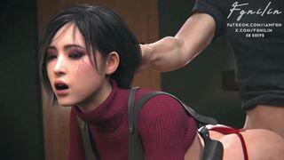 Ada wong Doggystyle with hair pulling