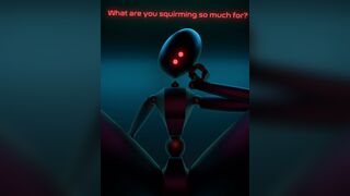 Why is the human squirming?