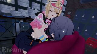 (Ere) Wise x Lucy [Swimsuit outfit] (Cowgirl) enjoys riding a big dick