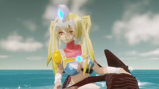 Ultragirl Ocean Battle