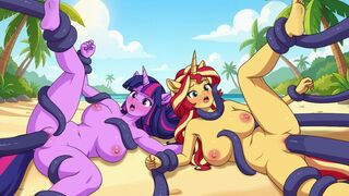 Twilight and Sunset Tangled