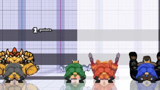 MUGEN Request#334: DelgaX4 Fucks Leo, Buta Yaro, Bowser Koopa & Toledoman