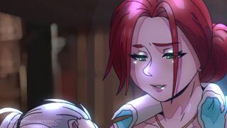 Triss and Geralt have some great time together~