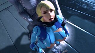 Demogorgon Captures Samus [KaminaKirei]