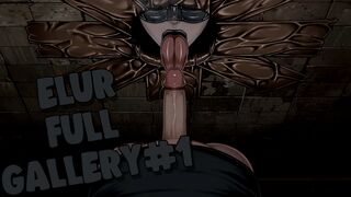 Elur's three tongue mouth Secret Glory Hole