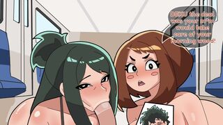 Train threesome My Hero Academia-First Animation