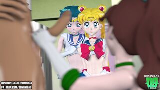 Sailor Scouts Photoshoot Group Sex