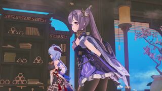 [Genshin Impact R18 MMD](Keqing x Ganyu) 愛Dee Cover by Namirin{dance}By Pbcha